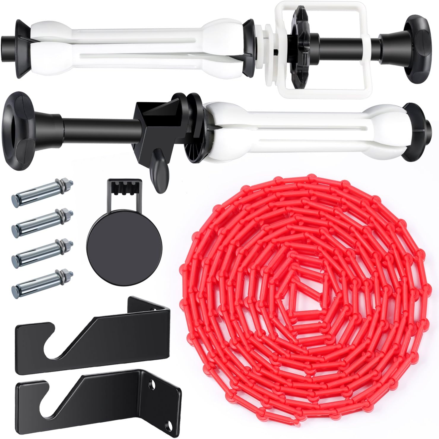 Detalle 2 de NEEWER sistema di supporto manuale per sfondo a rullo singolo da parete, verde (capacità 10 kg)