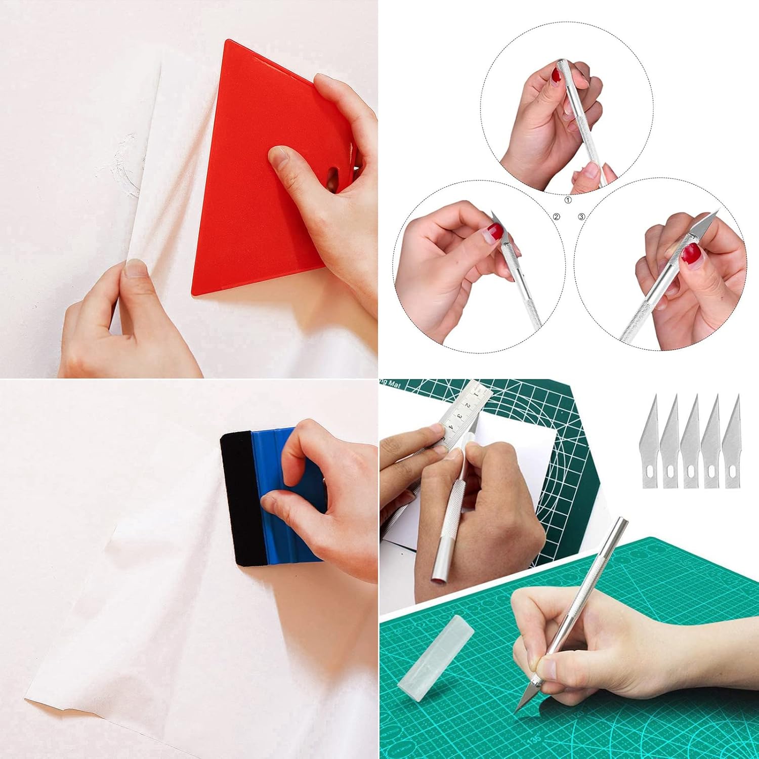 Thumbnail 5 de High Glossy Carbon Fibre Vinyl Wrap 30 x 300cm