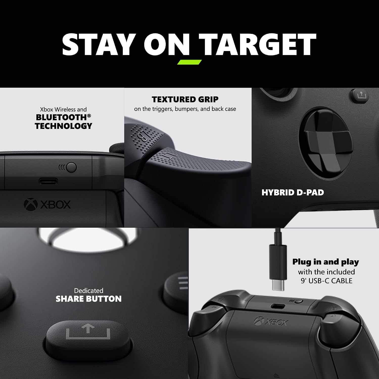 Thumbnail 3 de Xbox Wireless Controller 2025 Carbon Black