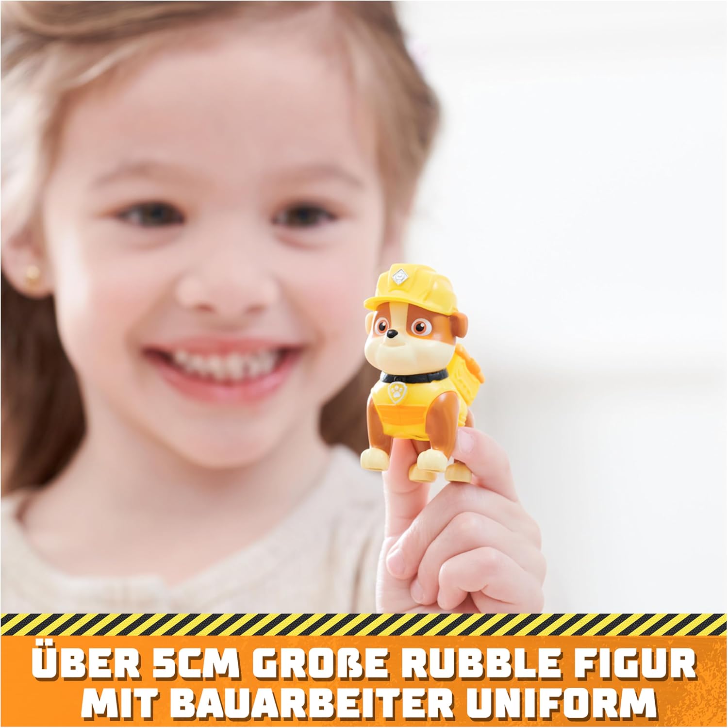 Thumbnail 4 de Rubble & Crew Großes Planierraupen-Baufahrzeug (Deluxe) mit Licht & Geräuschen – inkl. Rubble-Figur
