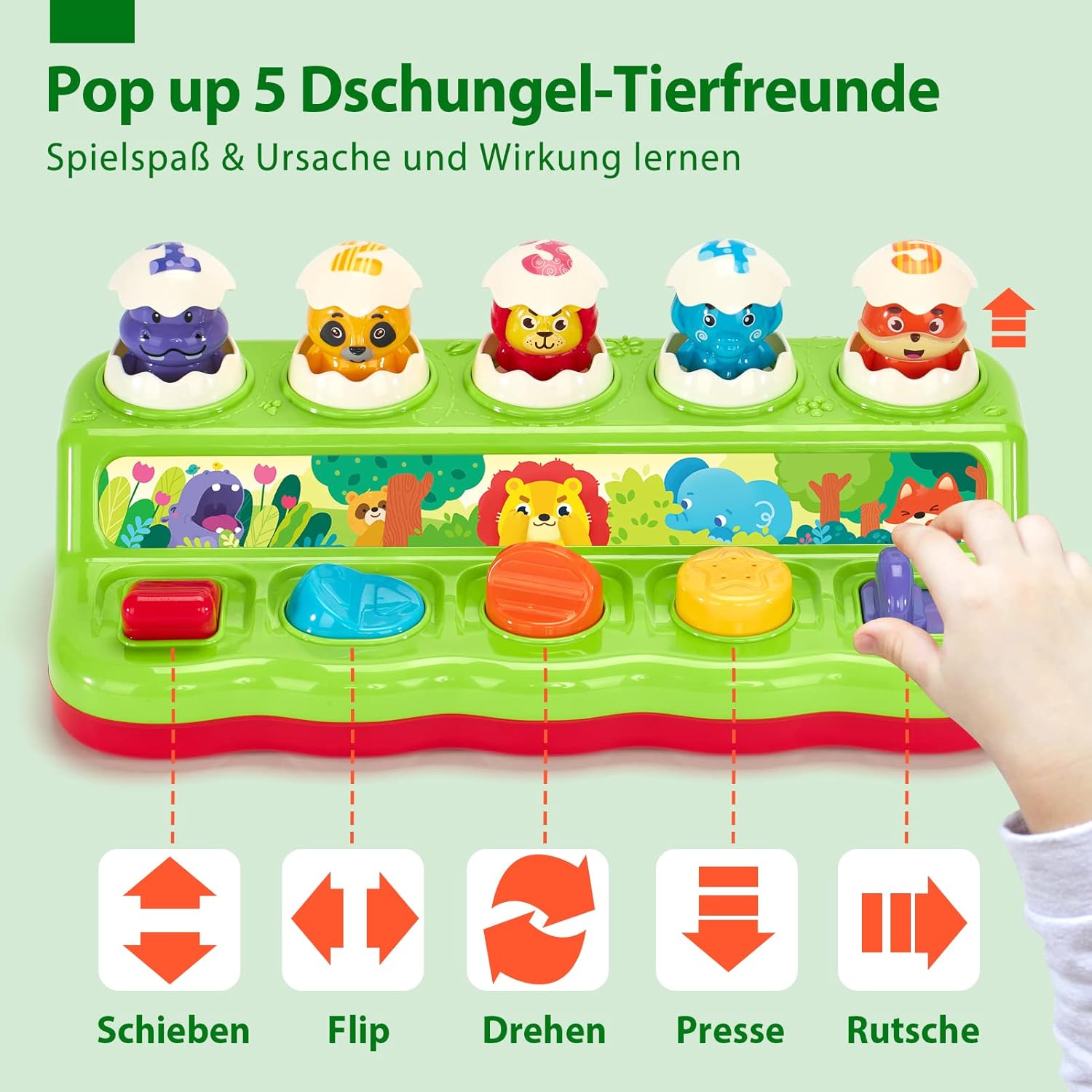 Thumbnail 1 de hahaland Baby Pop-up Spielzeug ab 1 Jahr
