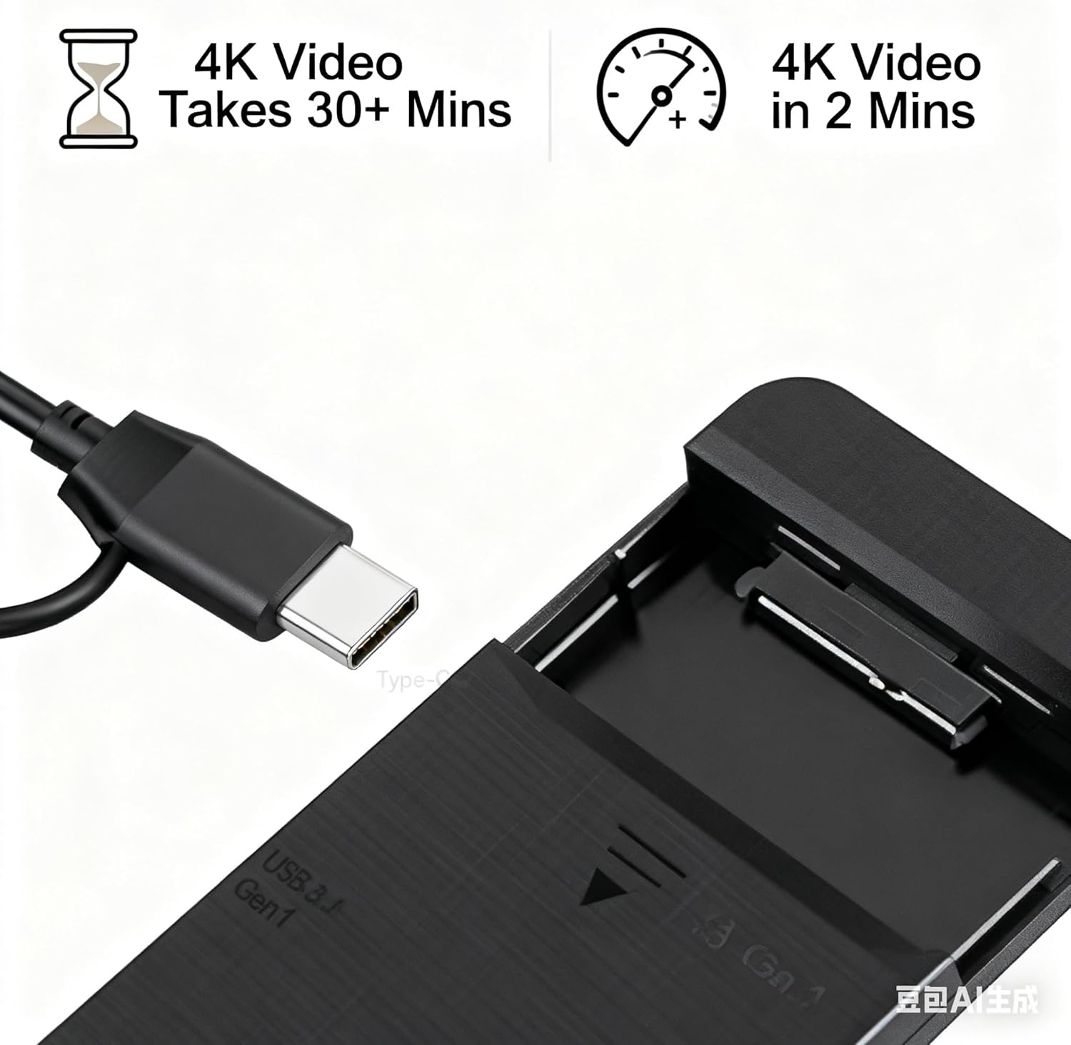 Detalle 2 de Case Hard Disk 2.5 USB 3.1 10 Gbps