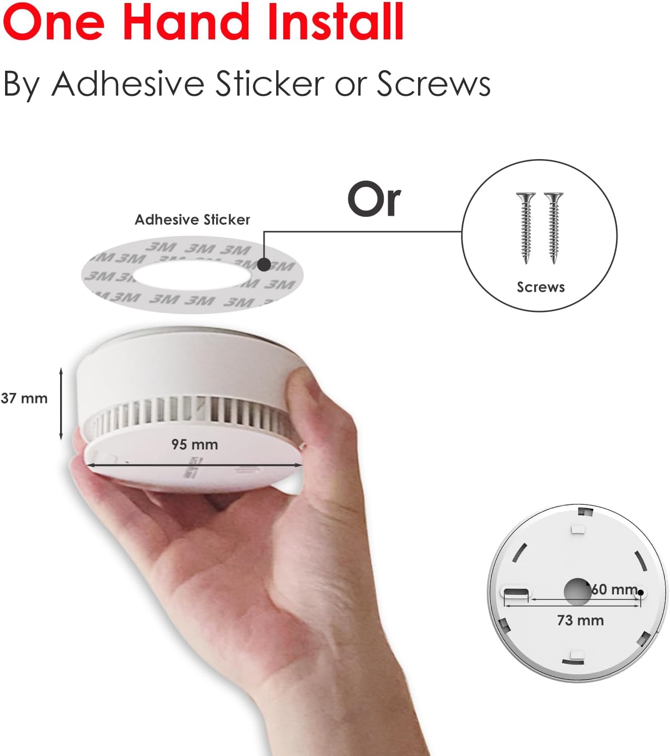 Thumbnail 5 de Smoke Alarms for Home 10-Year Battery