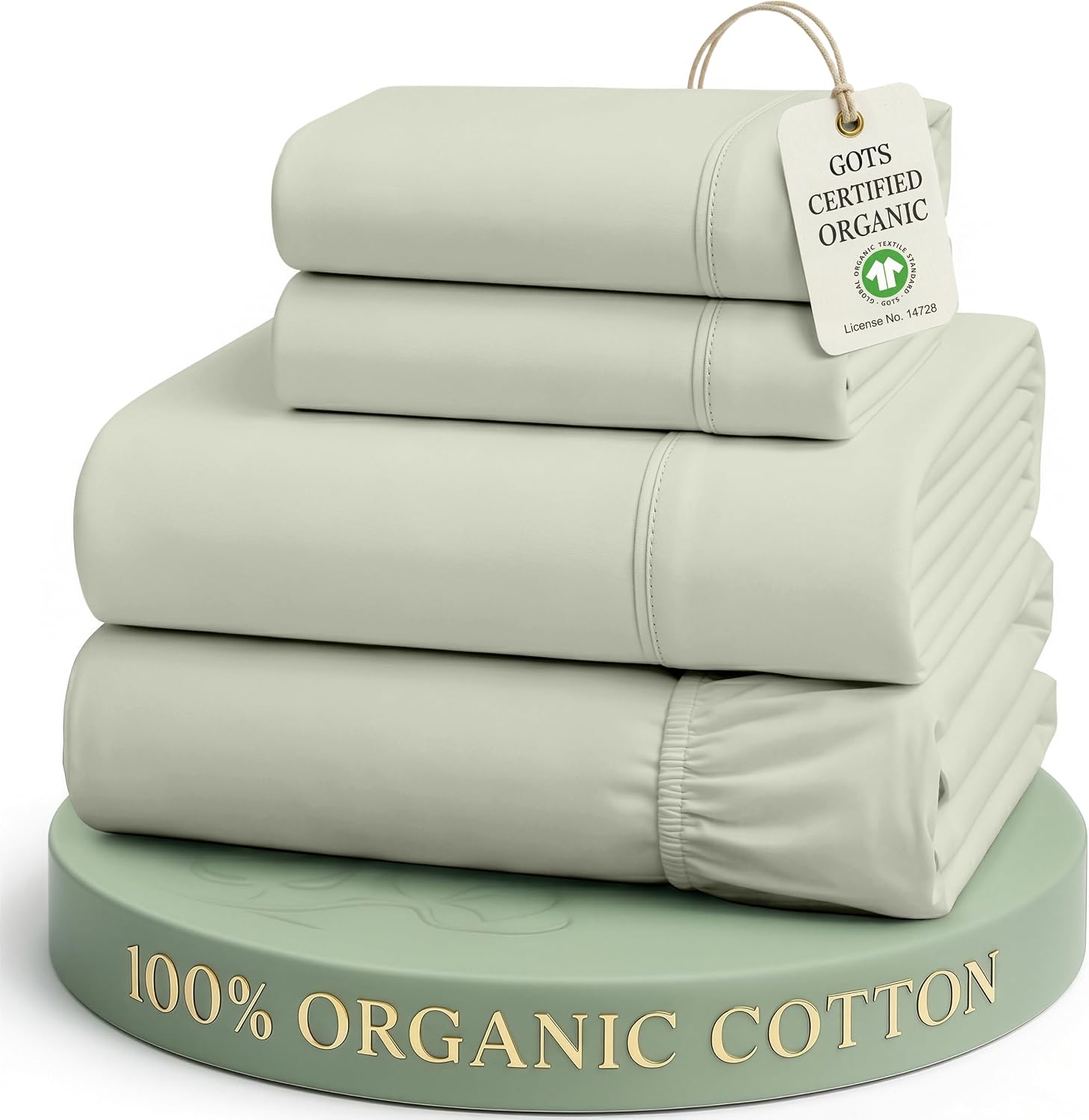Detalle de LANE LINEN Queen Sheets 15-inch