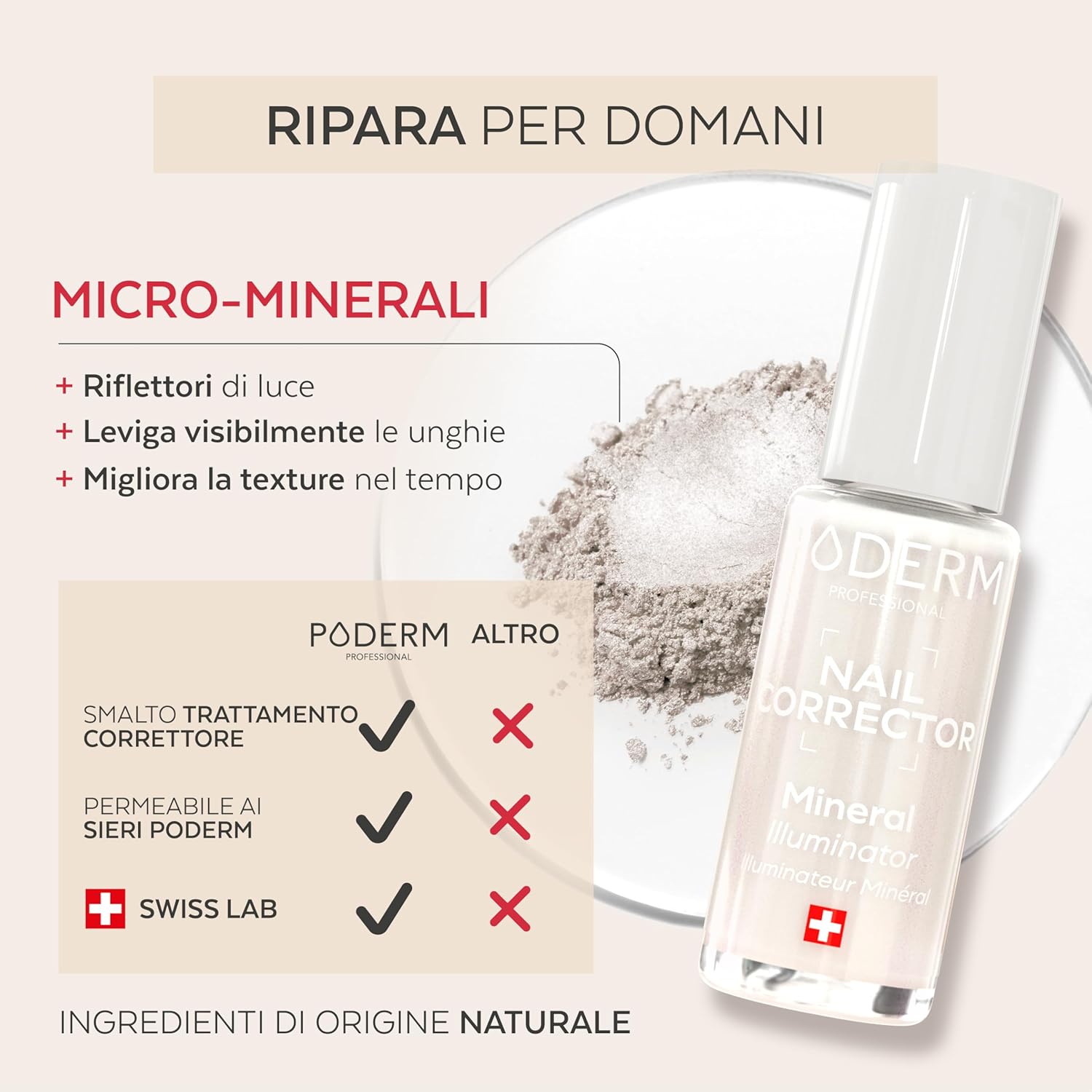 Thumbnail 3 de PODERM Smalto Trattamento Unghie Correttivo & Perfezionatore Illuminante – 8 ml