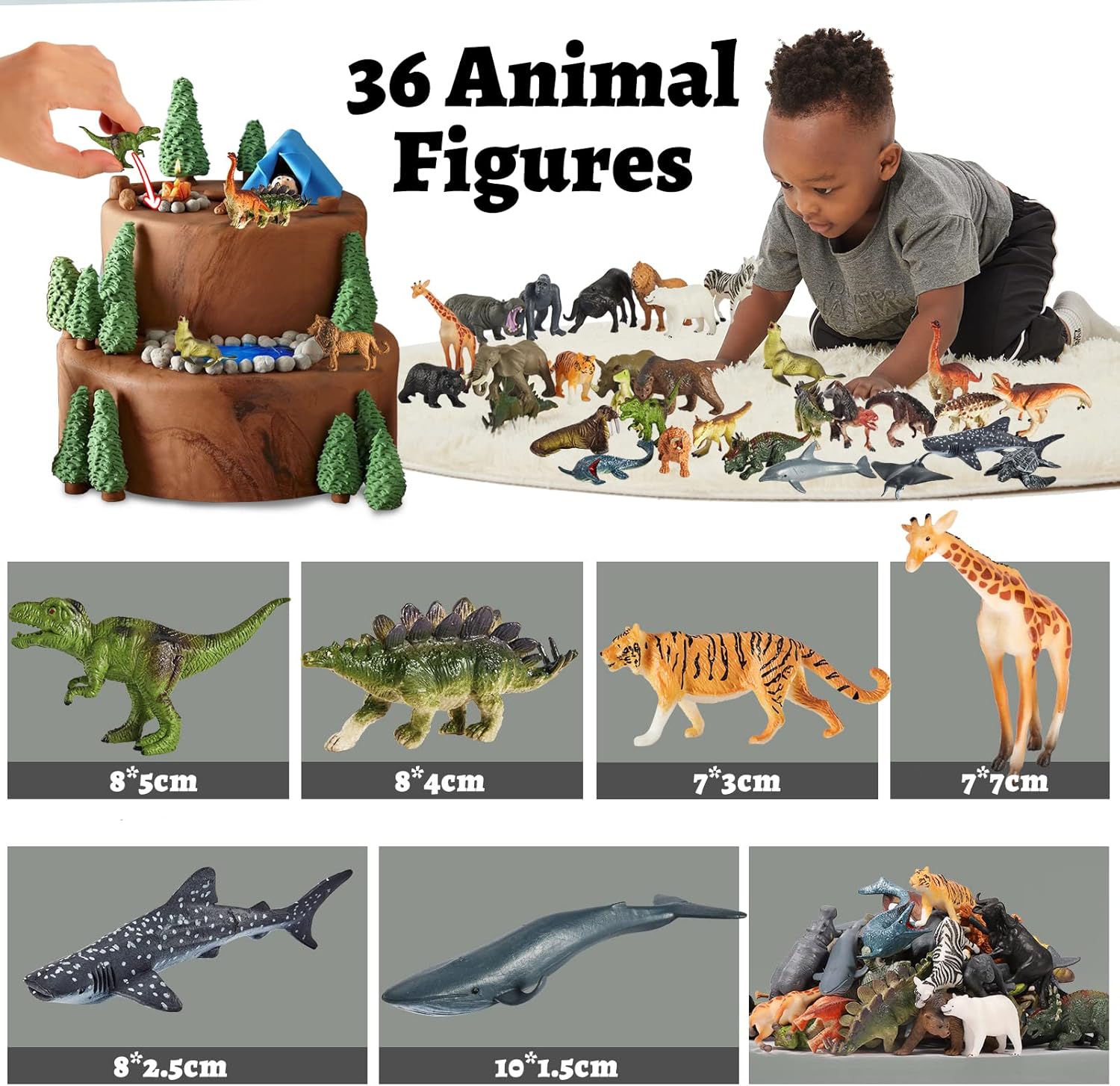 Thumbnail 4 de TOEY PLAY 3 in 1 Animal Figures 36 pcs