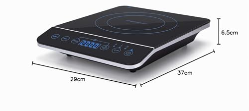 Thumbnail 7 de Aigostar Piastra a induzione portatile 1 Fuoco 2000W: potenza, praticità e sicurezza in un formato compatto