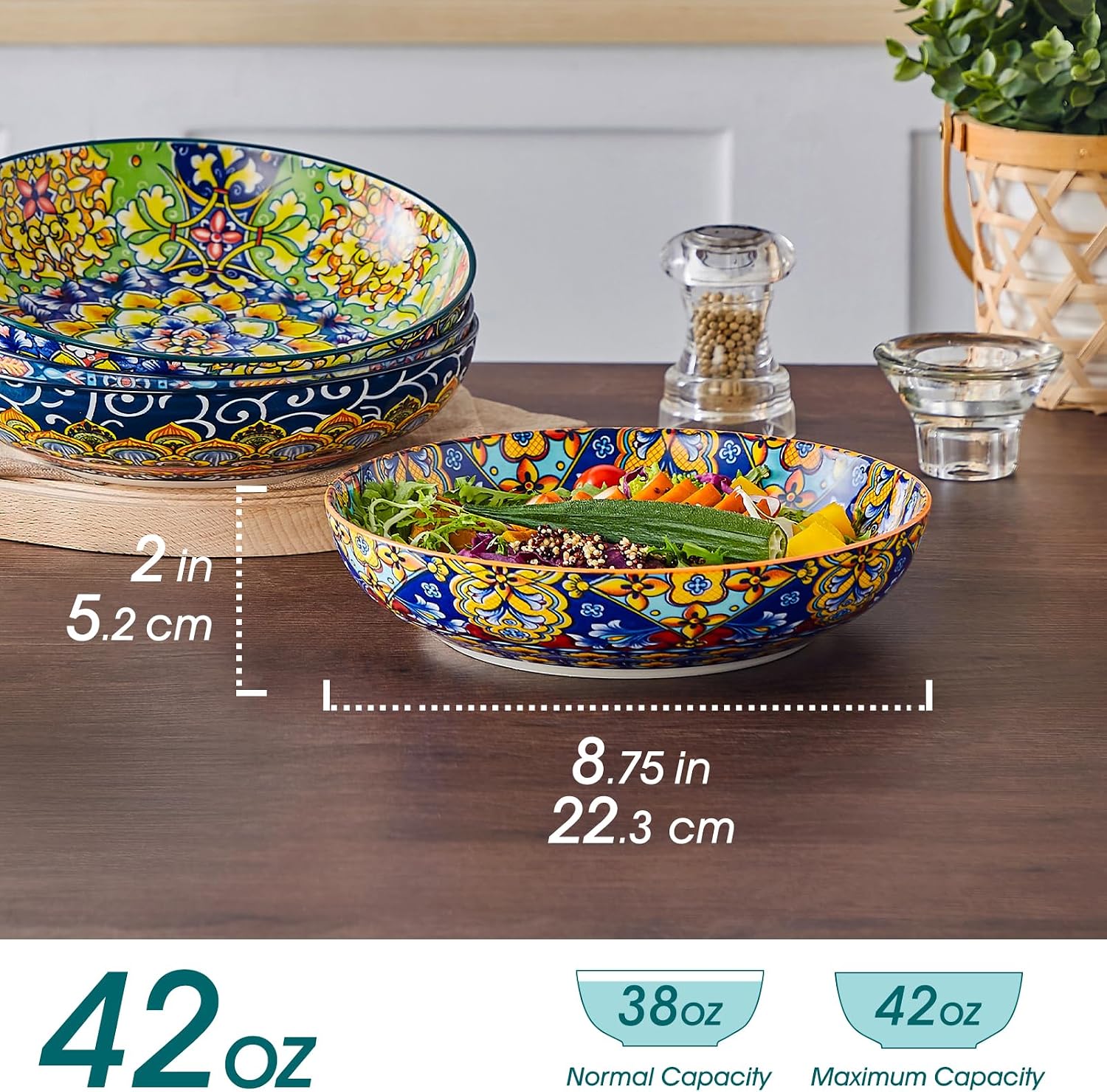 Detalle de vancasso SIMI pasta bowls set of 4
