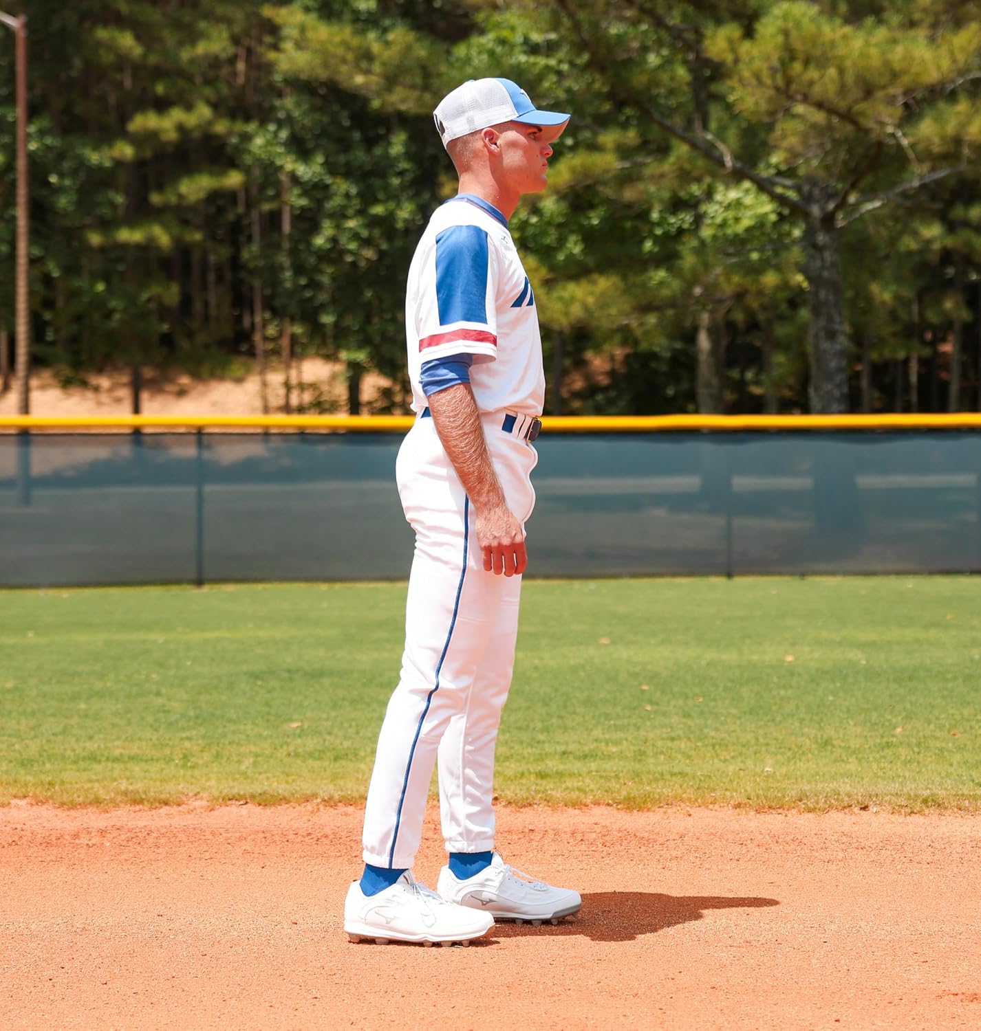 Detalle 2 de Mizuno Premier Piped Pant – męskie spodnie baseballowe z lamówką