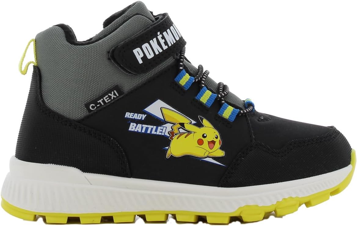 Leomil Pokémon Parent_PO_HighTop_Boy_noLED_W sneeuwlaarzen, warm gevoerd met antislipzool