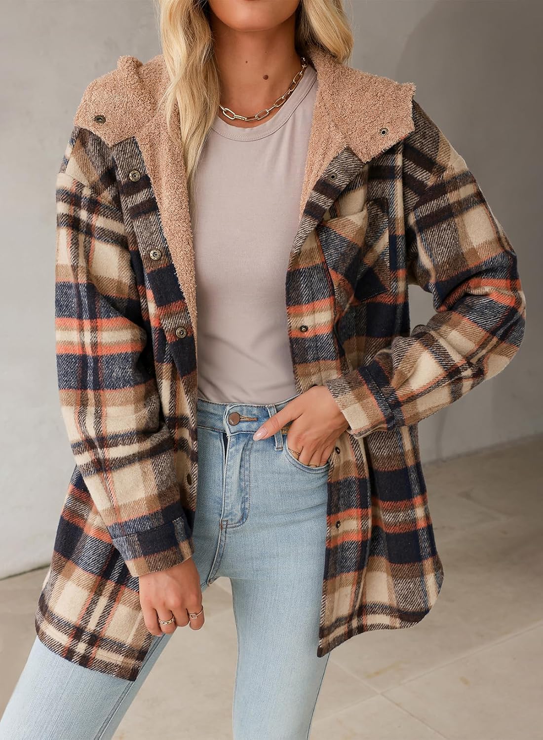 Detalle 2 de Dokotoo Women's Flannel Shacket 2025