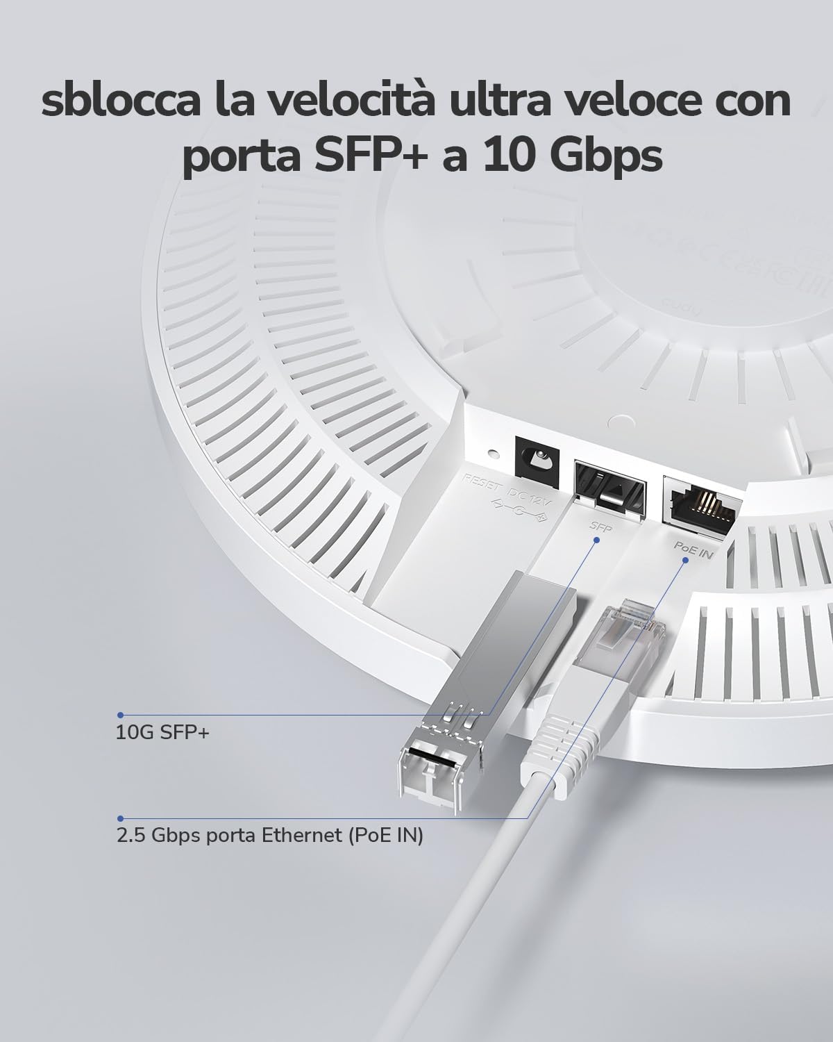 Thumbnail 4 de Cudy BE11000 Wi‑Fi 7 tri-band access point