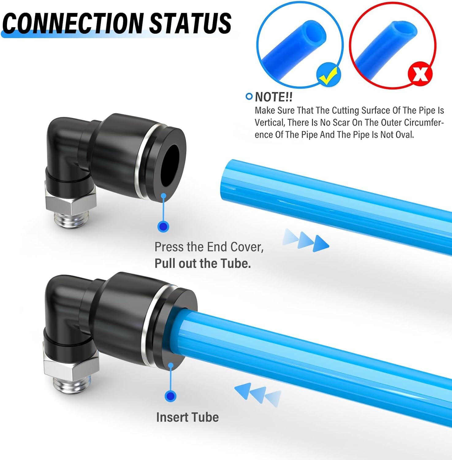 Detalle de TAILONZ PNEUMATIC Male Elbow 4mm tube