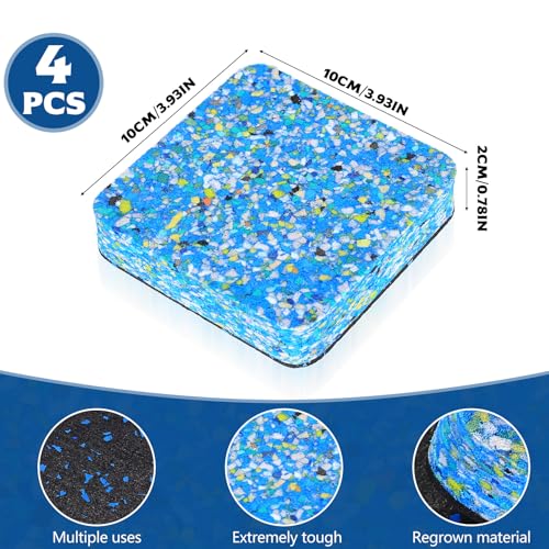 Thumbnail 1 de Amortiguadores de Vibraciones Auktransceler 4 Piezas 10x10x2 cm — Antideslizantes y Duraderos para lavadoras, secadoras y equipos de fitness