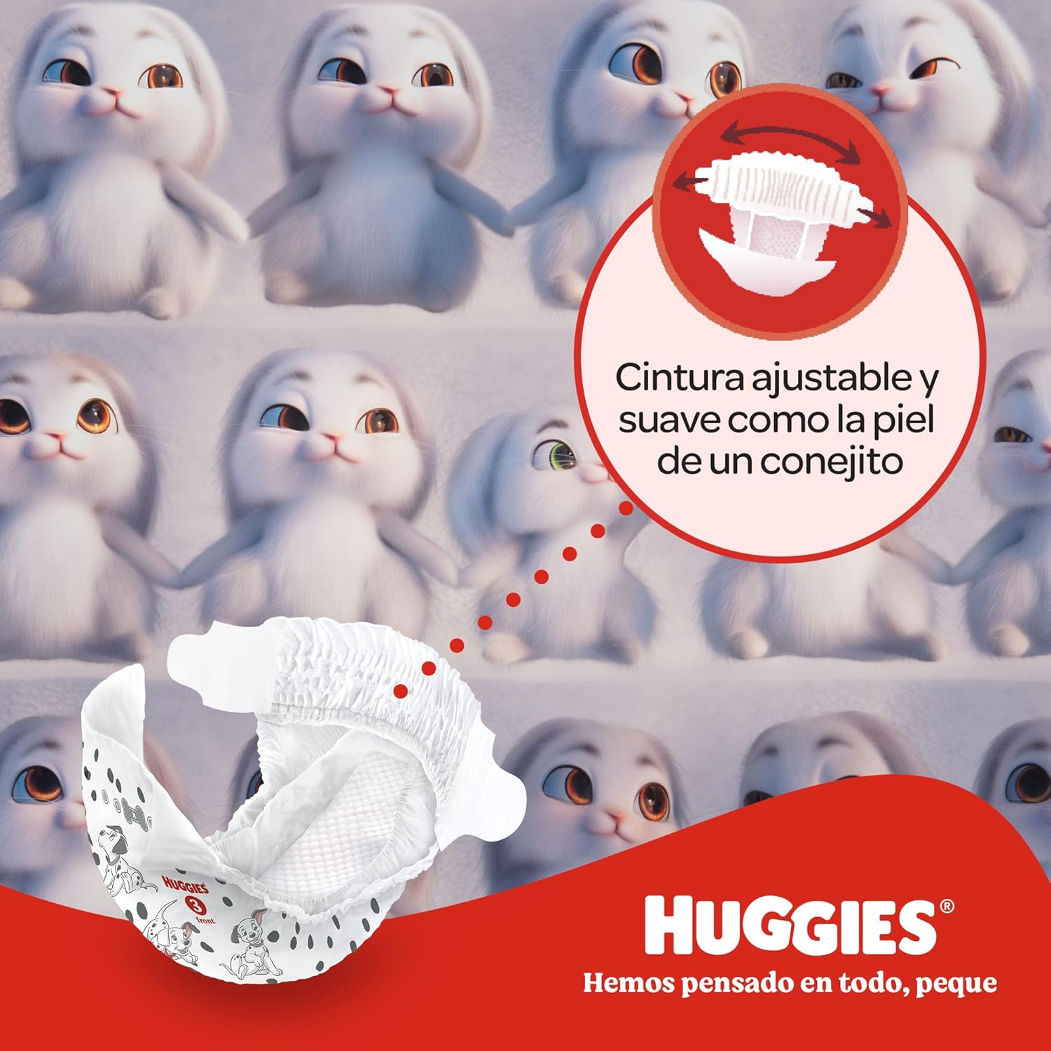 Thumbnail 5 de HUGGIES Little Movers Pañales Disney Talla 3, Comodidad 24/7🧸