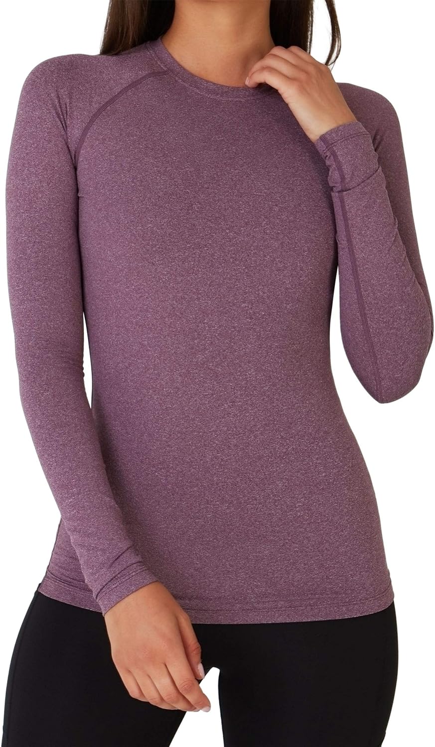 Detalle de TCA SuperThermal Maglia Termica Donna a Manica Lunga: Calore e Prestazioni per l’Inverno Attivo