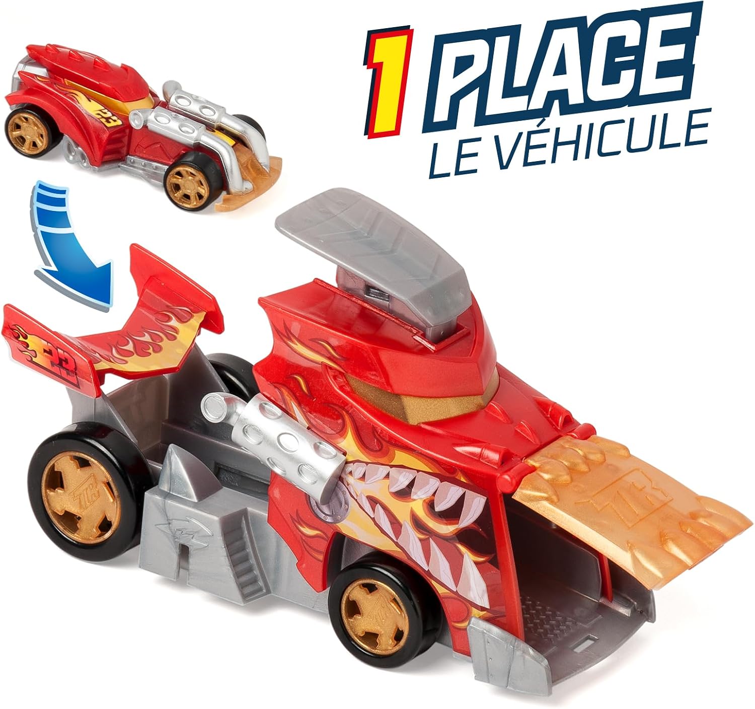Detalle 2 de T-Racers Mix´N Race camion lanceur de feu