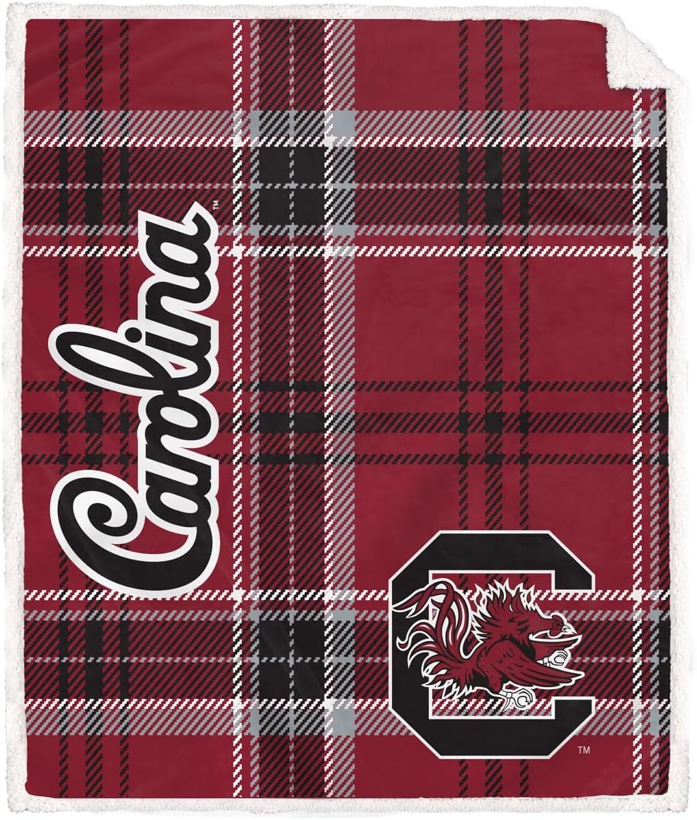Thumbnail 6 de Proformance Home NCAA Playmaker Plaid Ultra Cozy Sherpa Throw (Fort Hays State Tigers)