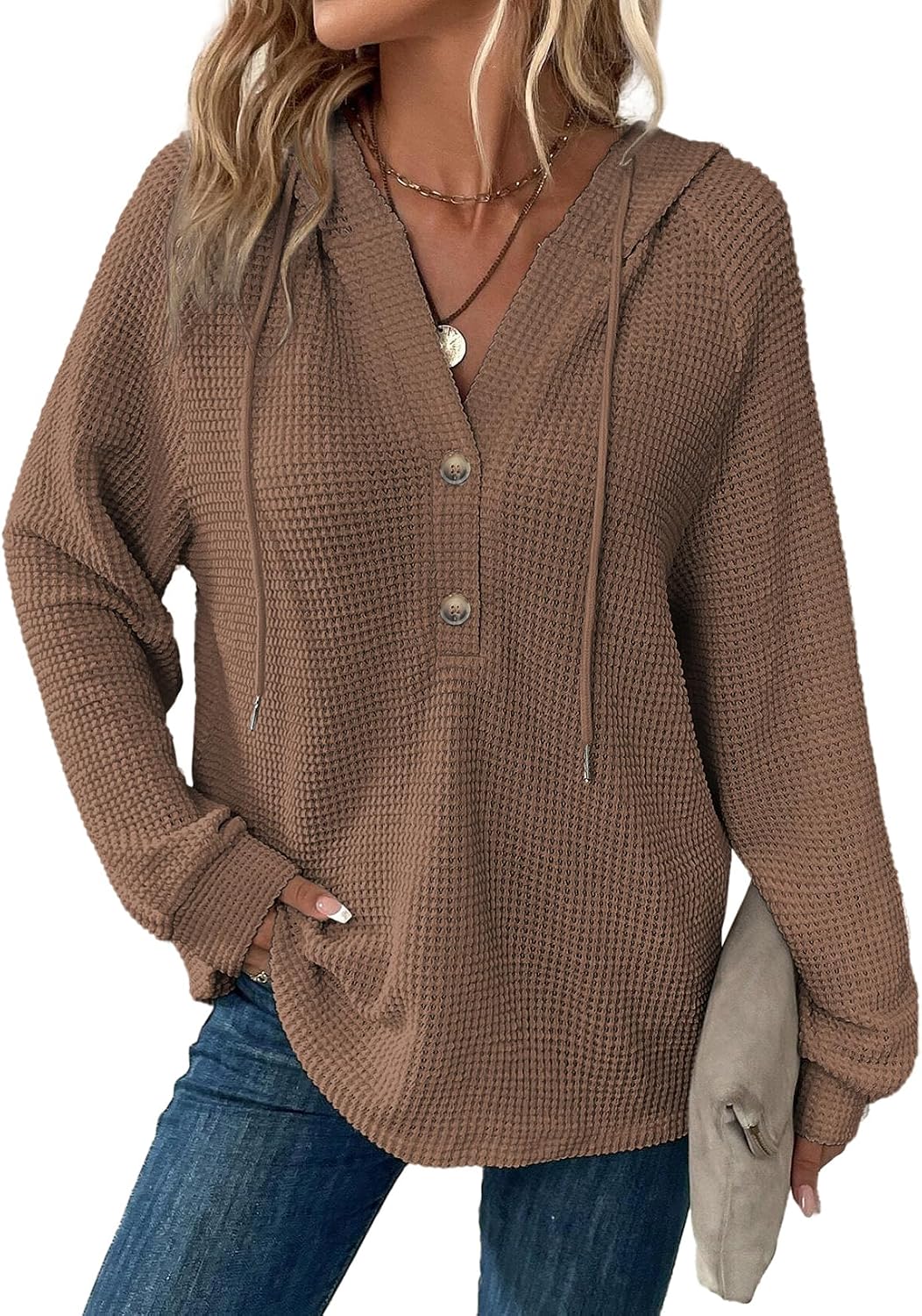 Thumbnail 6 de Dokotoo Women's Waffle-Knit Hoodie