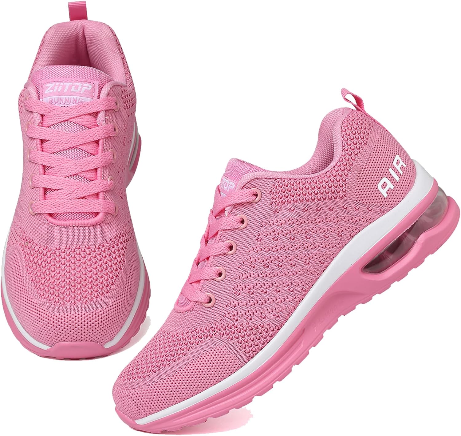 Thumbnail 1 de Running Shoes Womens Trainers: Breathable Mesh, Air Cushion Support & Non-Slip Outsole