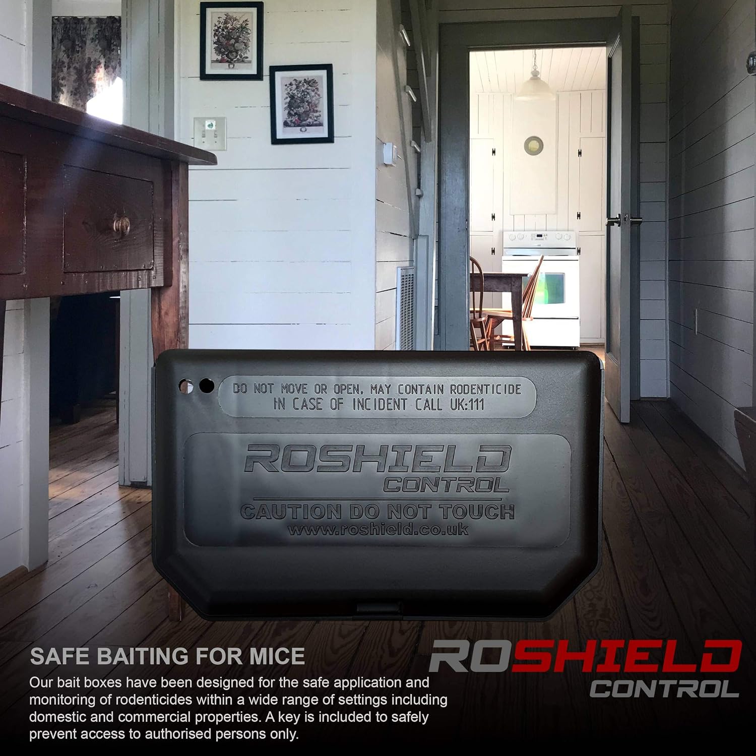Detalle 2 de ROSHIELD 5 x Black Mouse Bait Boxes