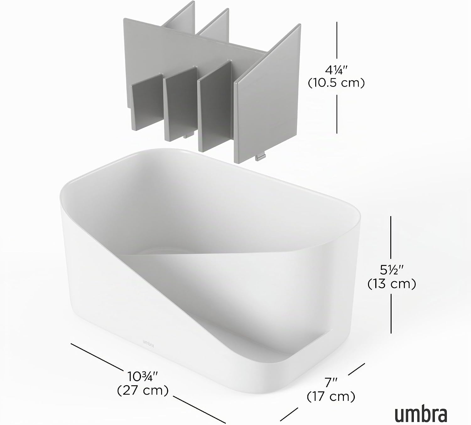 Detalle de Umbra GLAM ORGANIZER WHT/GRY Kosmetik-Organizer