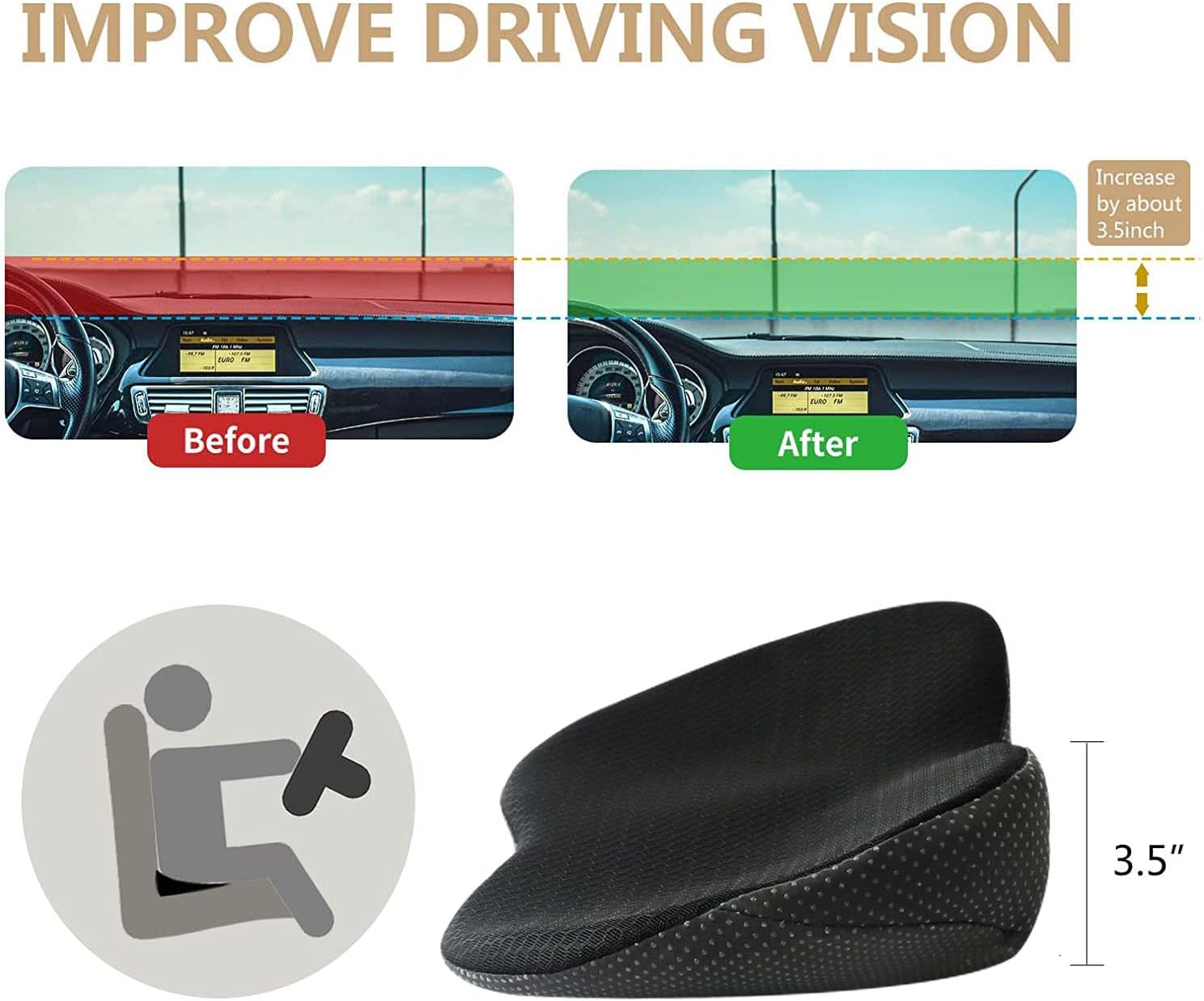 Thumbnail 4 de Livtribe Car Seat Cushion for Sciatica Relief