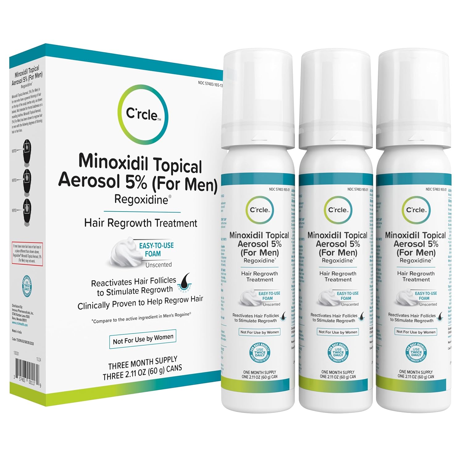 Thumbnail 2 de C'rcle Minoxidil Foam 5%