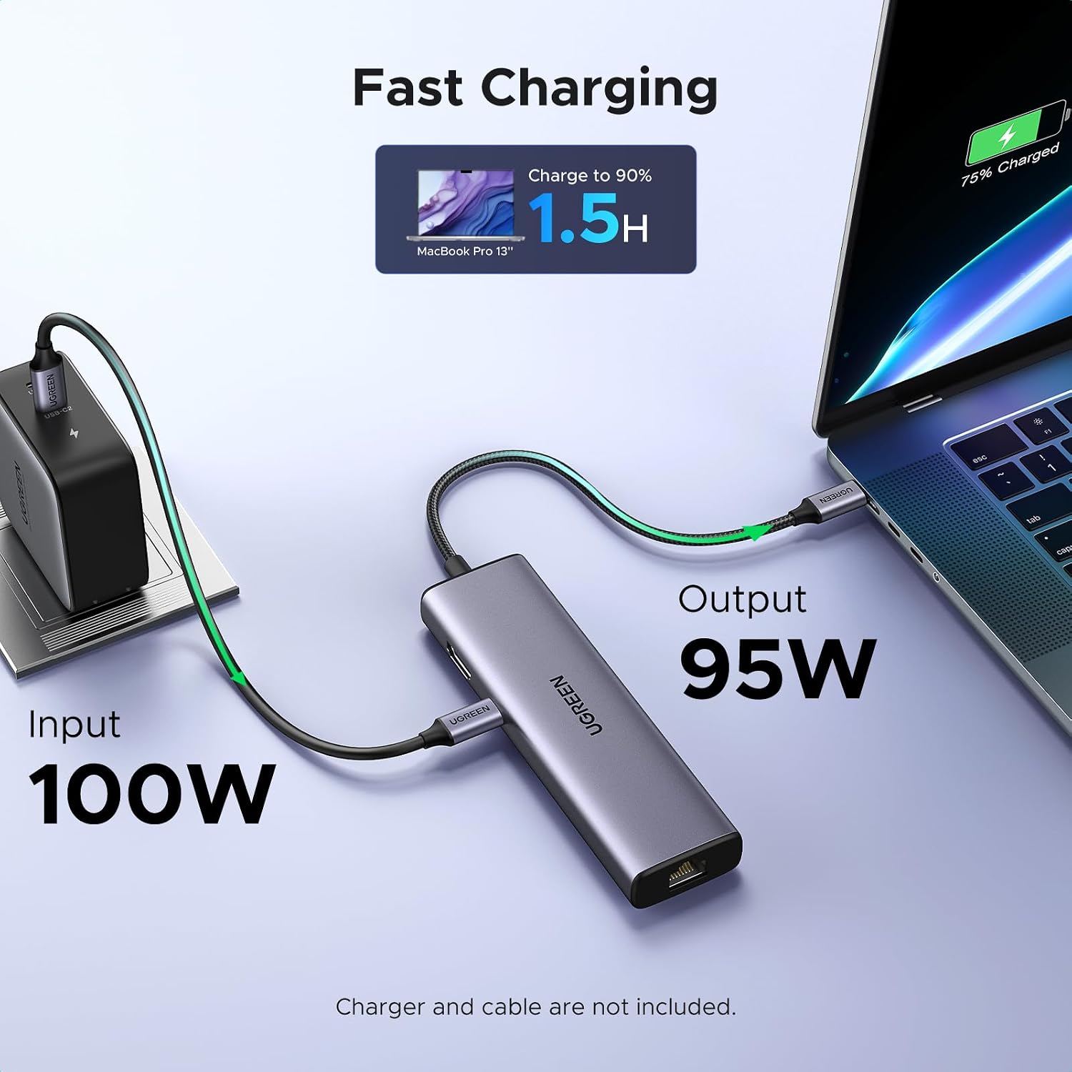 Thumbnail 4 de UGREEN Revodok USB C Hub 6‑in‑1