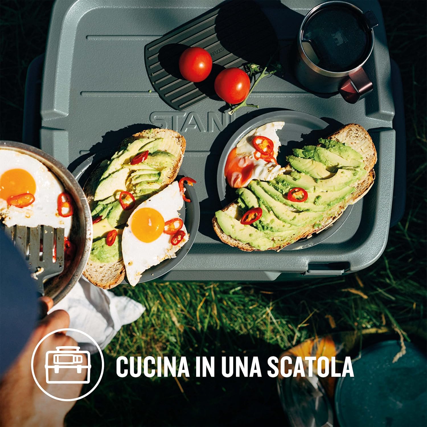 Thumbnail 3 de Stanley Adventure All-In-One set cucina per esterni 9 pezzi in acciaio inox