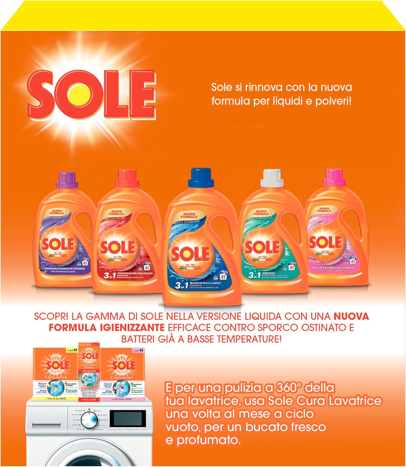 Thumbnail 3 de Sole Detersivo Lavatrice in Polvere Bianco Splendente – confezione da 3,05 Kg (61 misurini)