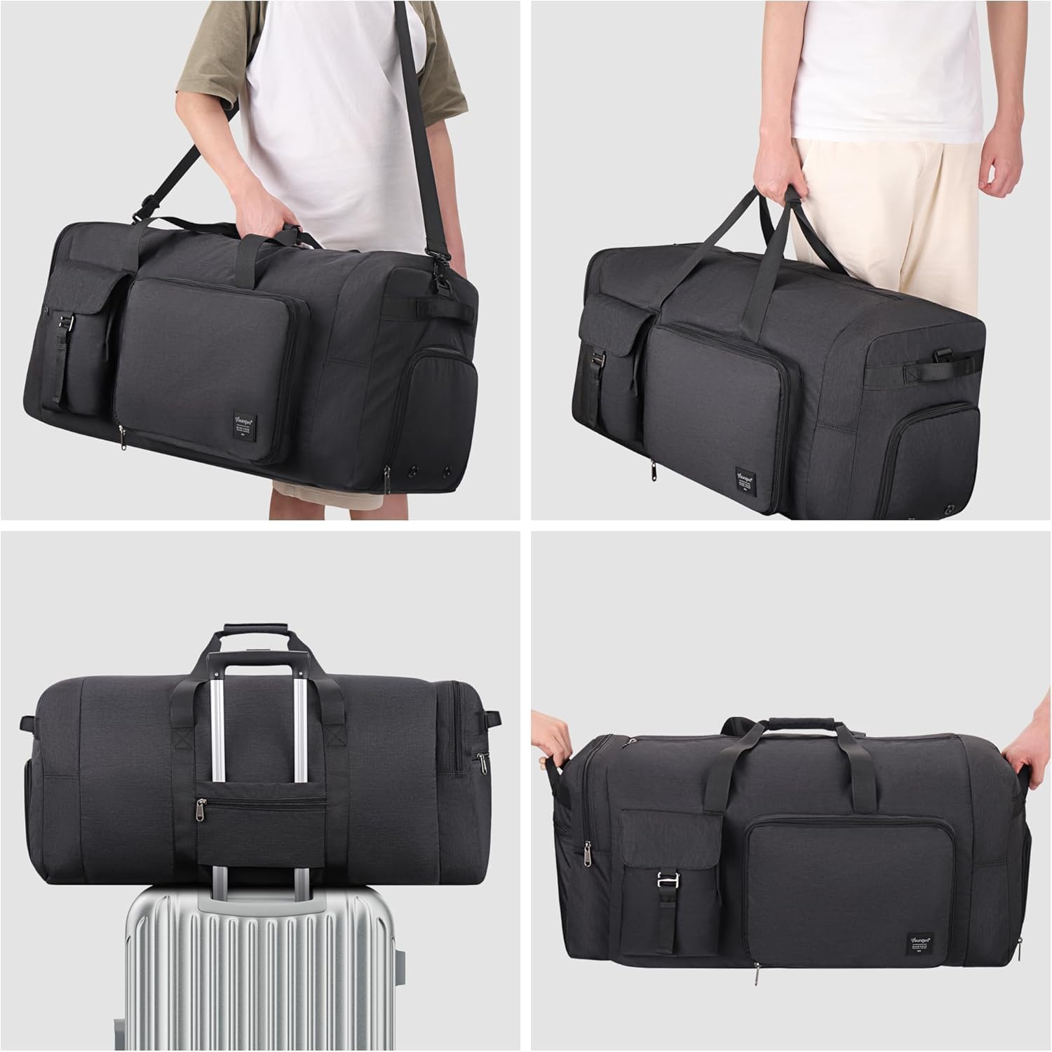 Detalle 2 de YOUNGOA 120L foldable travel duffel bag