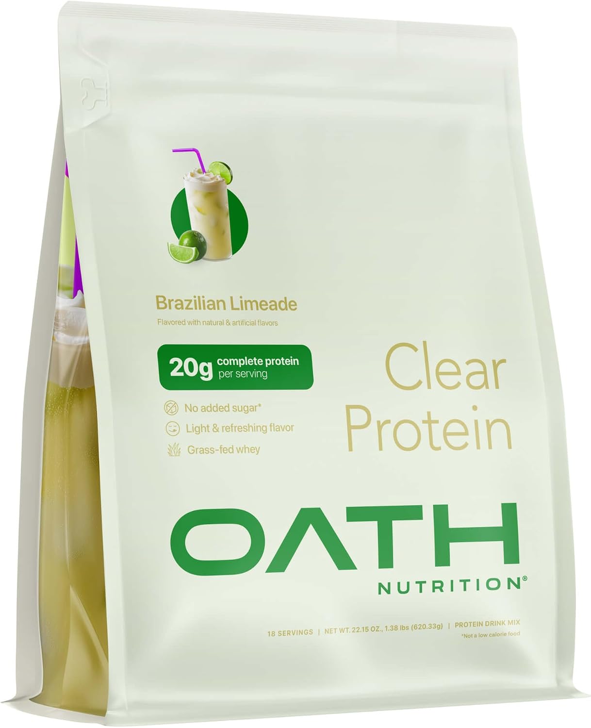 Detalle de Oath Clear Whey Protein Powder, 20g Protein