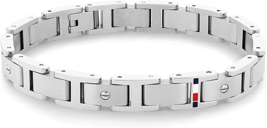 Detalle de Tommy Hilfiger 2790393 pulsera eslabones acero inoxidable