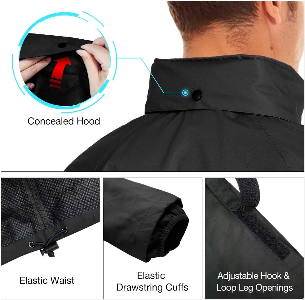Thumbnail 4 de TIDEWE 2-Piece Waterproof, Breathable Rain Suit (Lightweight, Sealed Seams)
