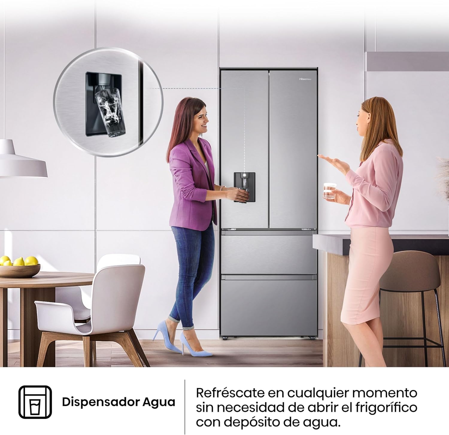 Thumbnail 4 de Hisense RF632N4WIE - Frigorífico Combi No Frost Inox 🍾