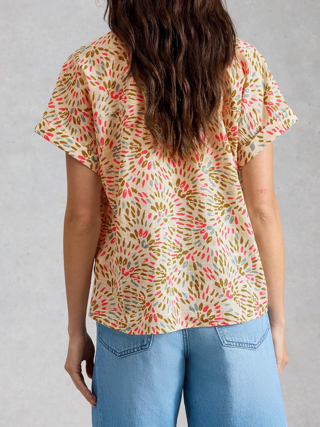 Detalle de White Stuff Orla Shirt Femme (Lot de 1) — Chemise coton haute qualité
