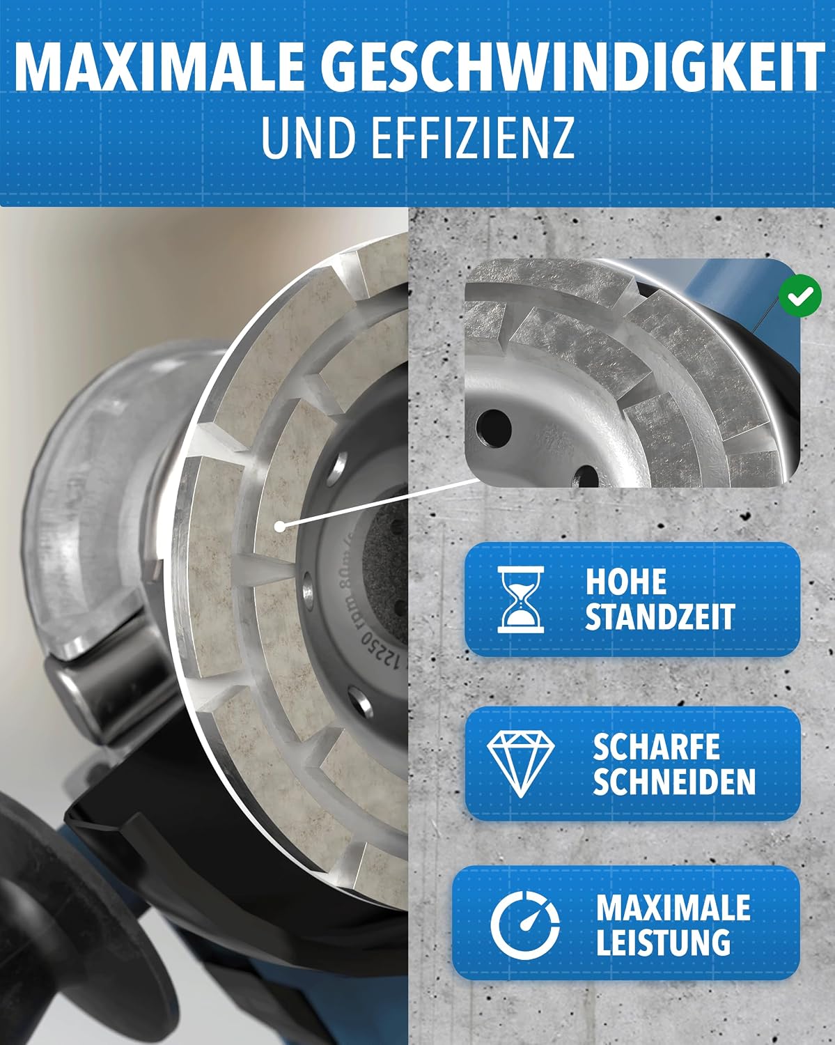 Detalle 2 de STONE REEF Schleiftopf 125 mm für Beton