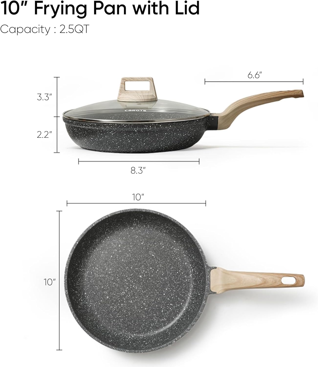 Detalle 2 de CAROTE Non Stick 10-Inch Frying Pan