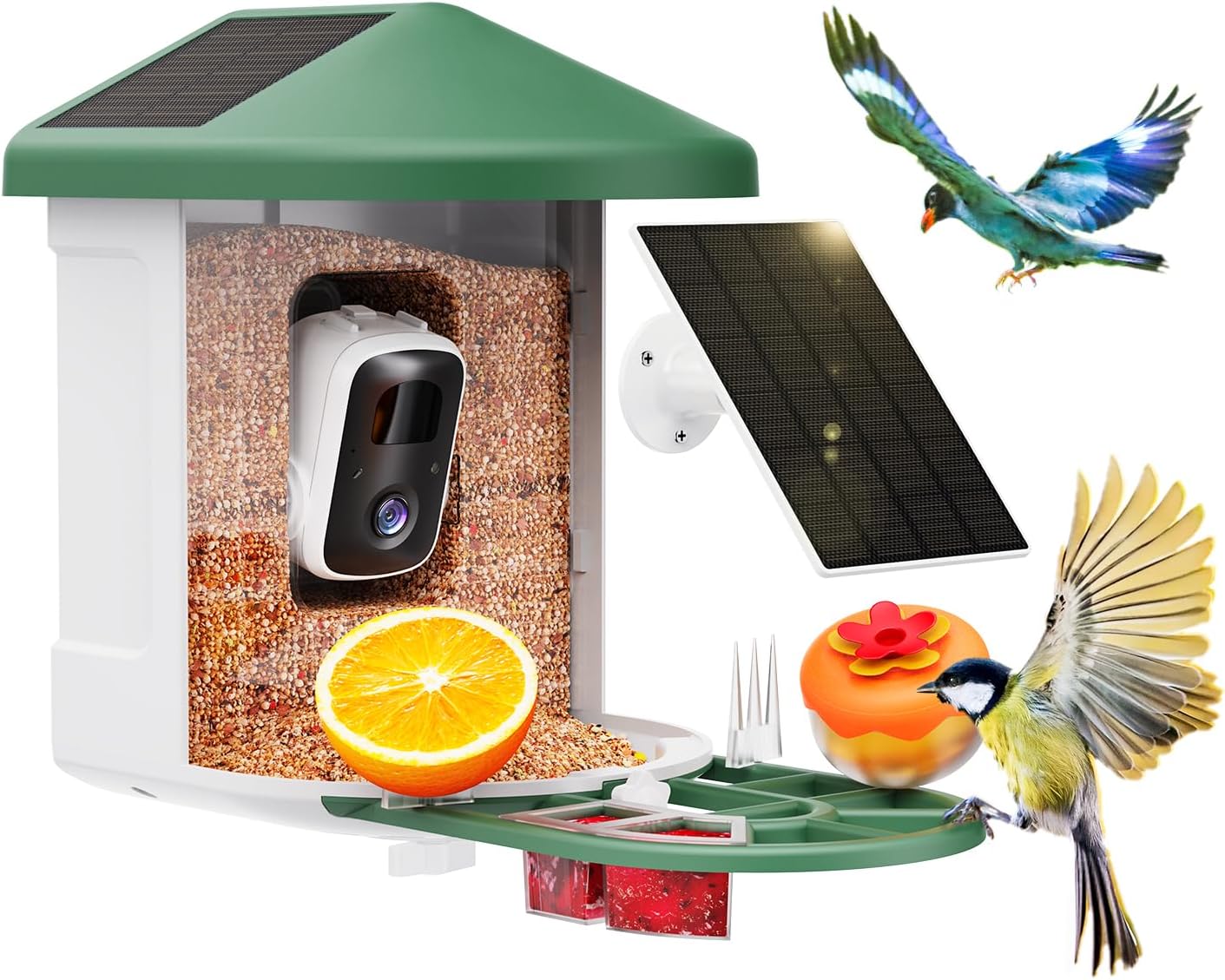 Detalle de HARYMOR Smart Bird Feeder Camera, 2L