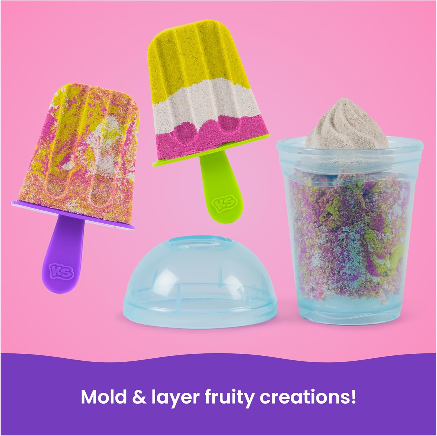 Thumbnail 5 de Kinetic Sand Smoothie Mixer Playset 14 oz