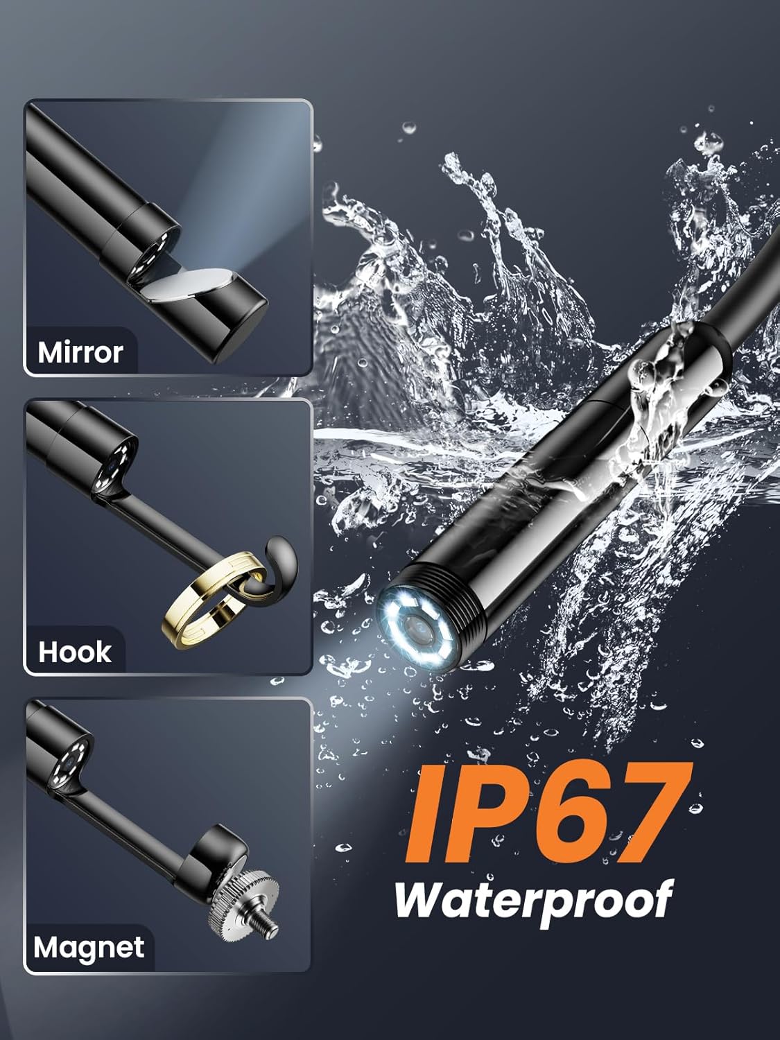 Thumbnail 3 de Vorth Endoscope Inspection Camera 1920P