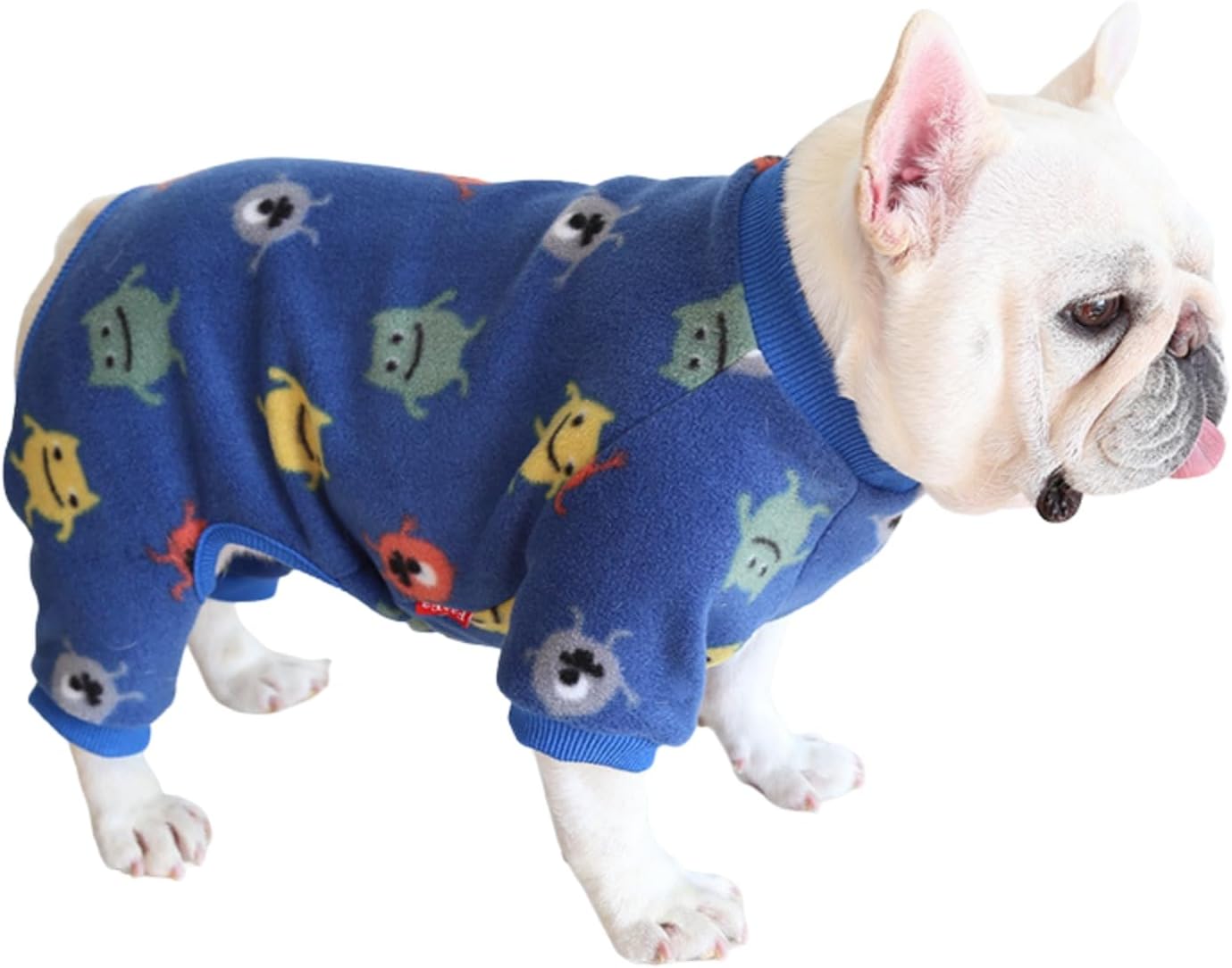 Detalle de Dog pyjamas jumpsuit for fat dogs, Dark Blue M