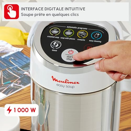 Detalle de Moulinex Easy Soup Blender Chauffant 1000W – 1,2 L, 5 programmes