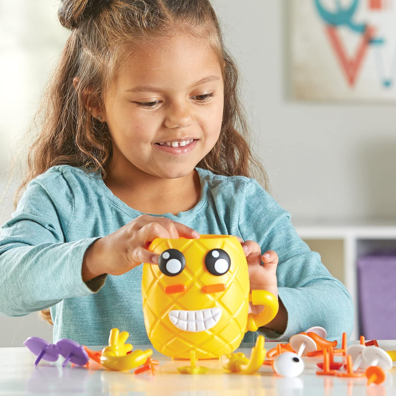 Thumbnail 6 de Learning Resources Ananas des Émotions Deluxe – Jouet sensoriel Montessori (50 pièces) pour Orthophonie & Autisme