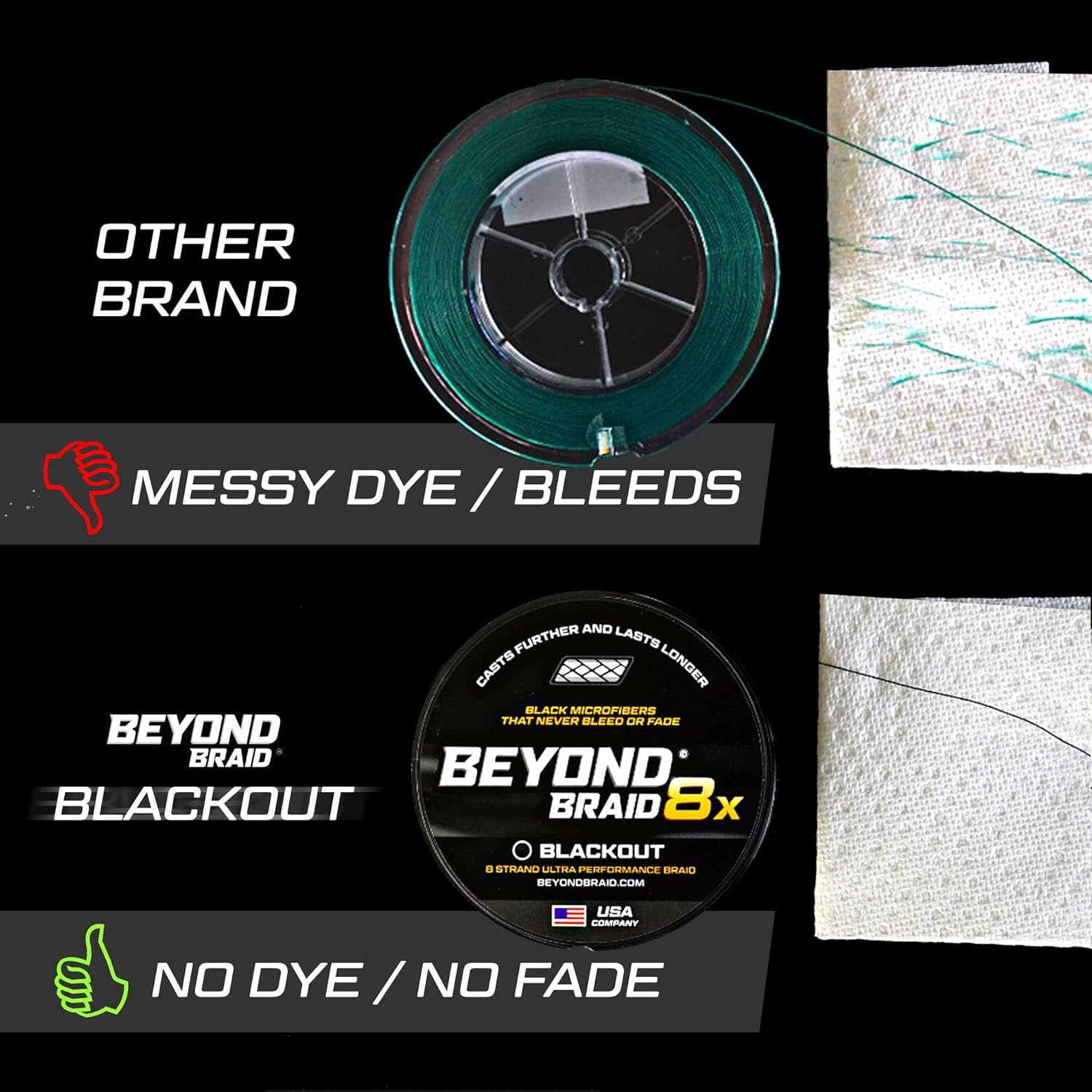 Thumbnail 1 de Beyond Braid Braided Fishing Line – Super Strong, Abrasion Resistant, No Stretch (8 Strand)