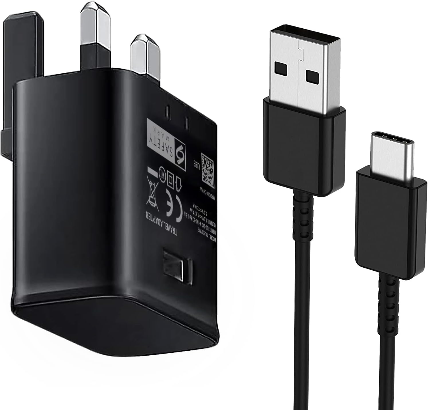 Thumbnail 6 de 15W USB Fast Adapter Charger Plug for Samsung (2-Pack) with Type C Cable