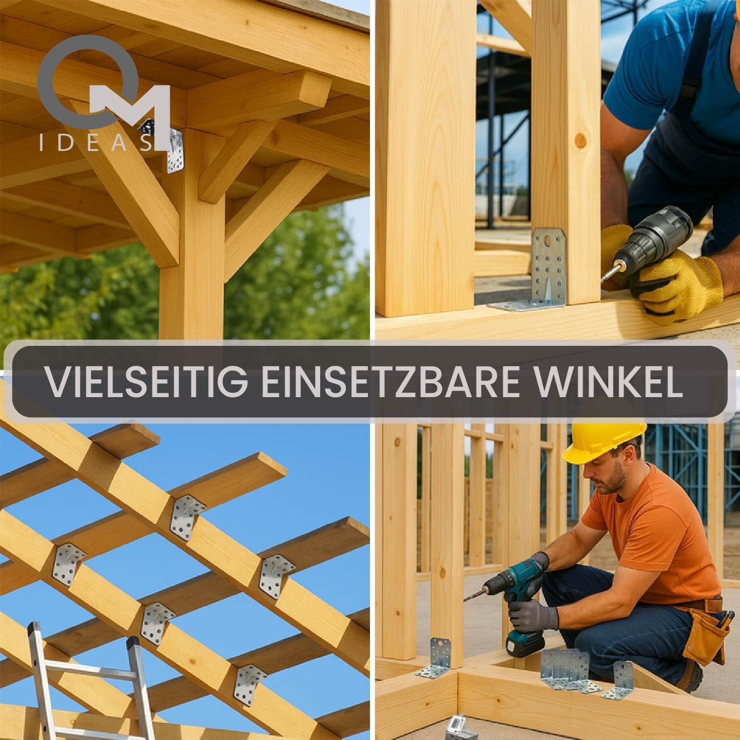 Thumbnail 6 de OMIDEAS Winkelverbinder 12er Set 70 mm