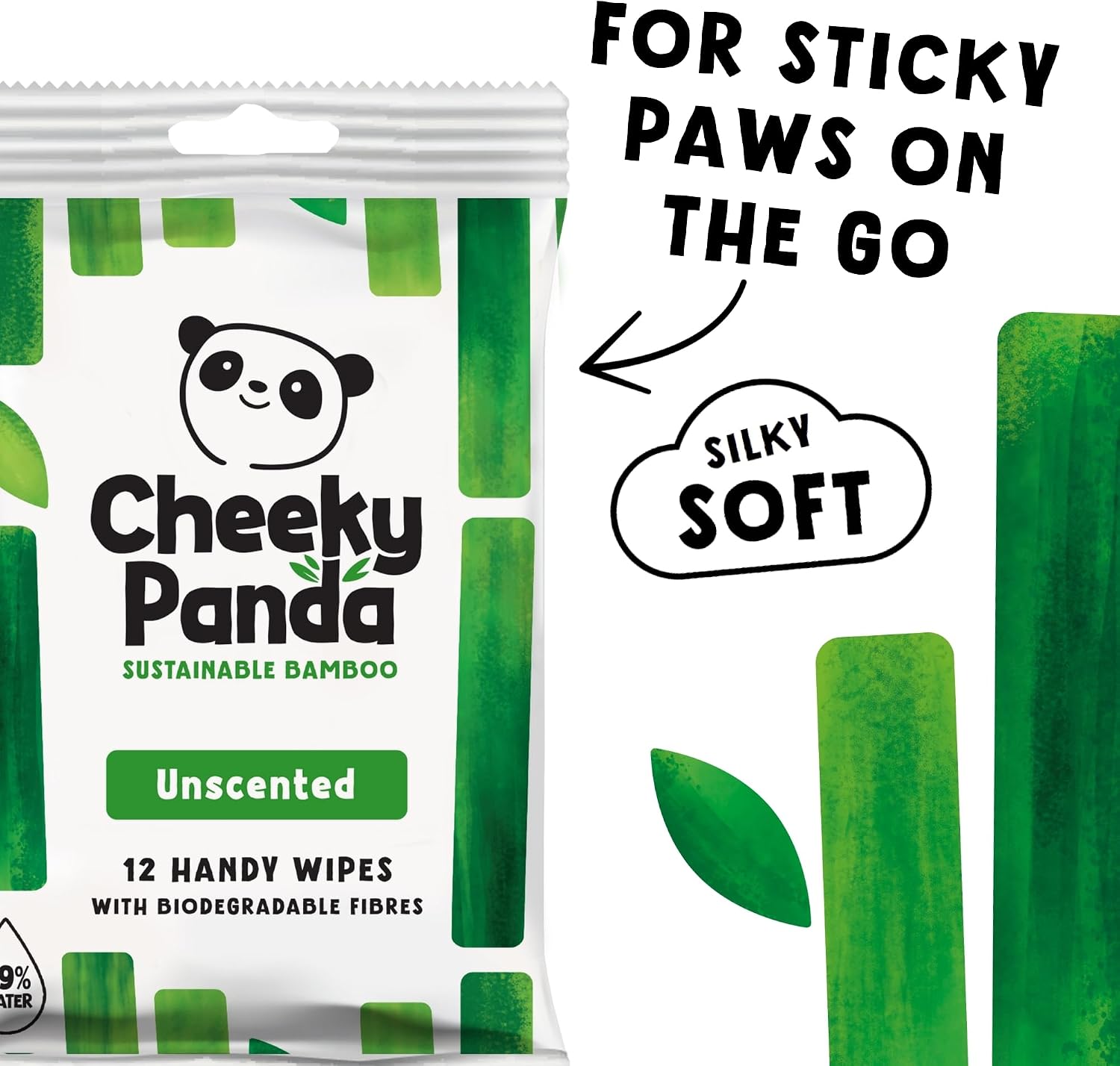 Thumbnail 1 de The Cheeky Panda Bamboo Hand Wipes