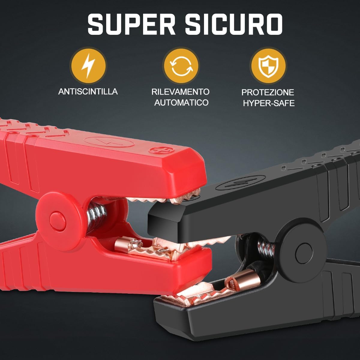 Thumbnail 6 de BRPOM Avviatore batteria auto 8000A con torcia LED e porta USB